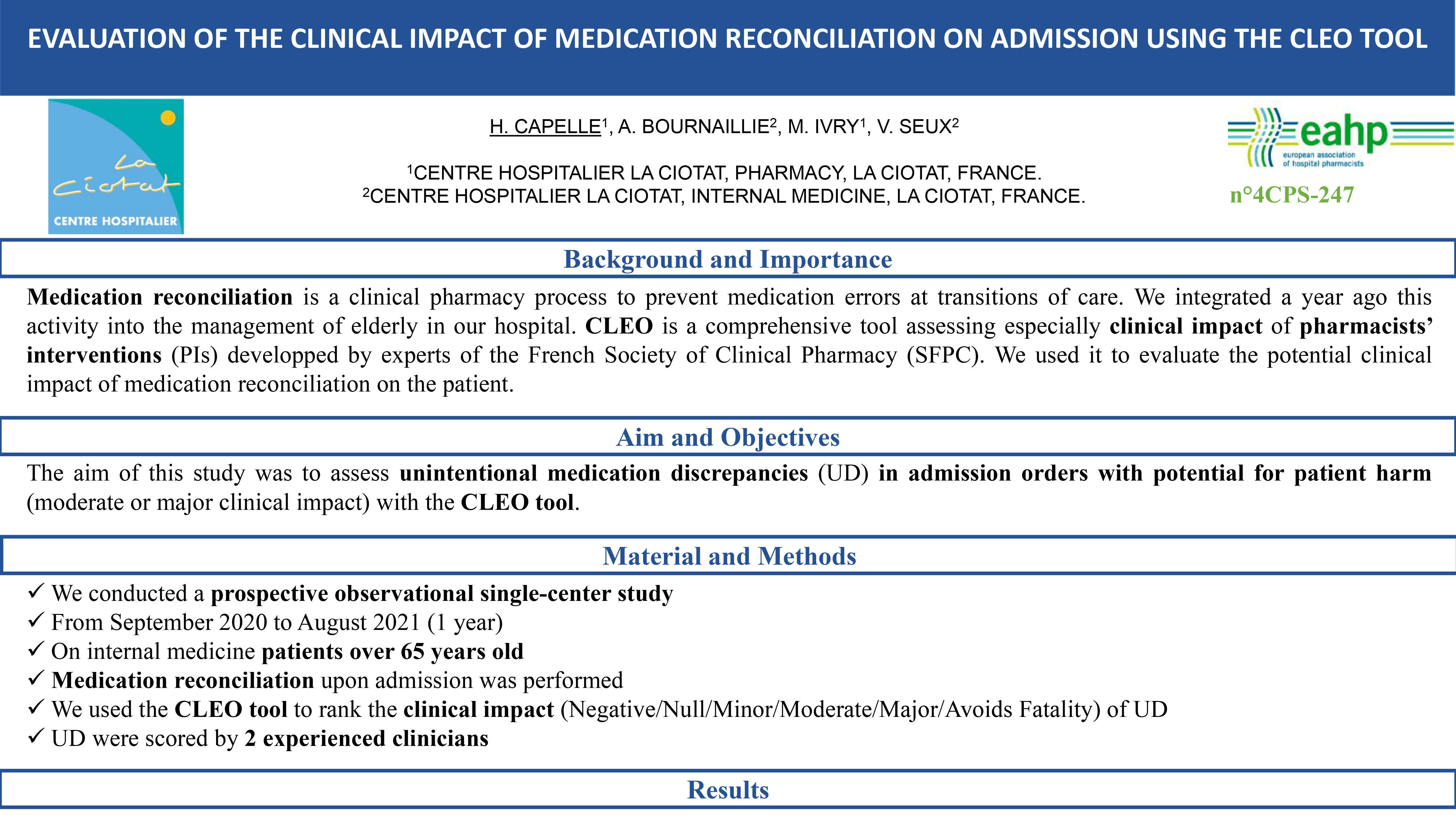 Lire la suite à propos de l’article Participation au congrès de l’association européenne des pharmaciens hospitaliers